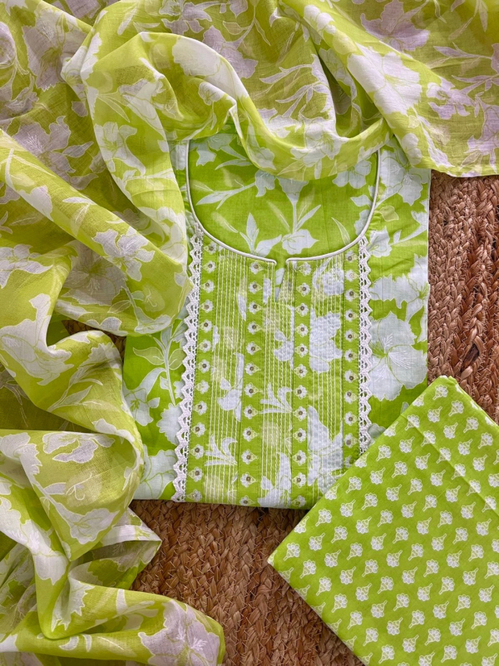 Vibrant Block Printed Set