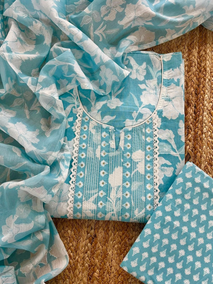 Cotton Hand Block Printed Set