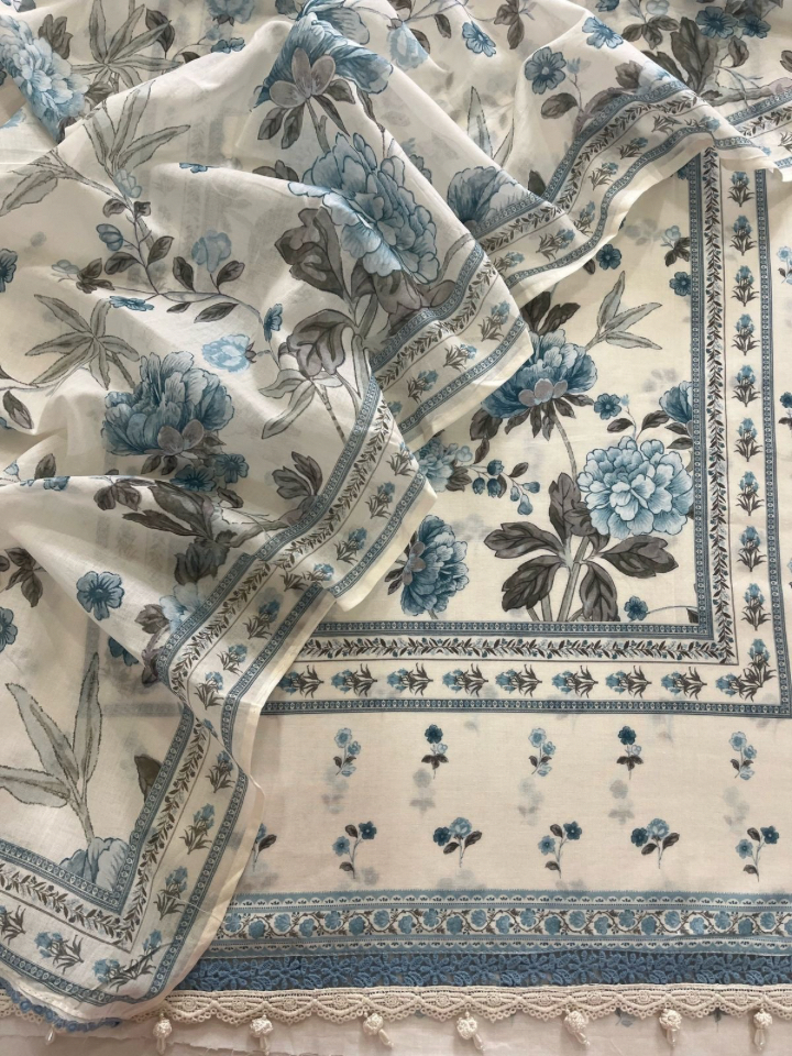 Soothing Floral Mulmul Cotton Sets