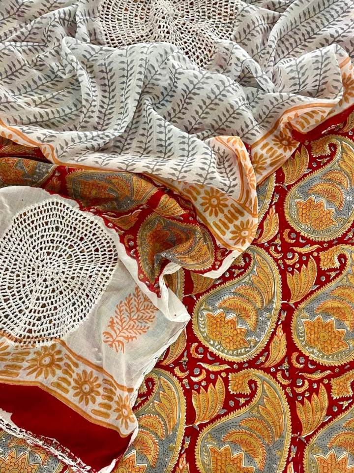 Breezy Cotton Hand Block Printed Set