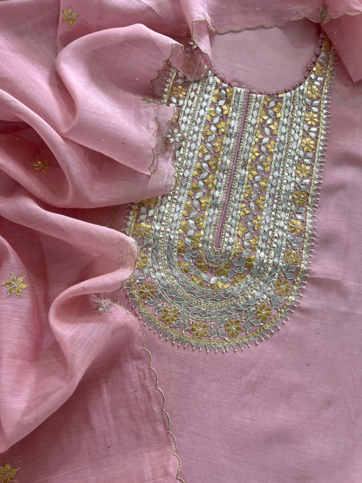 Gorgeous Gotta Patti Handwork