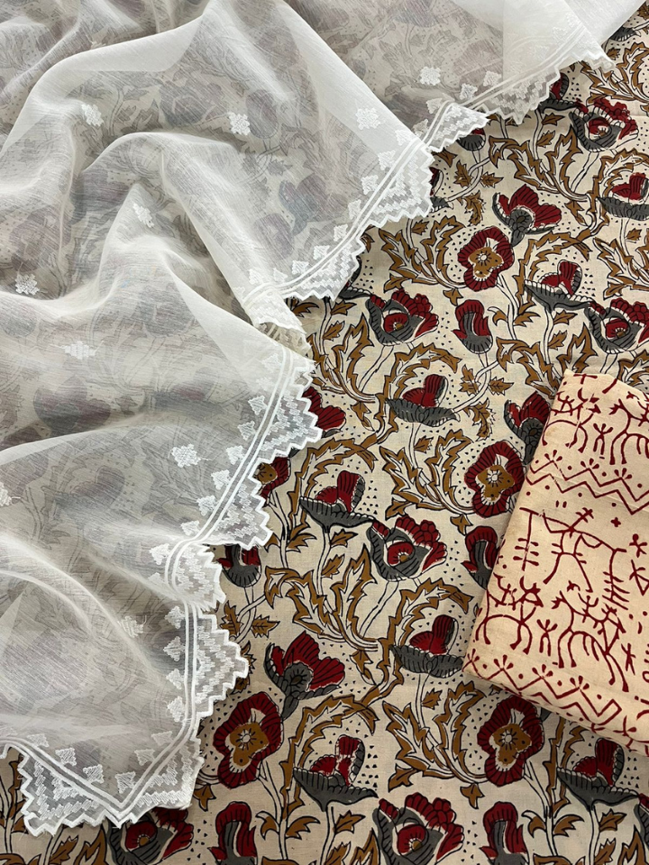 Mulmul Cotton Hand Block Print