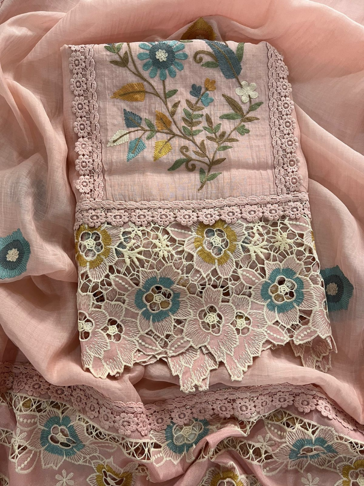 Floral Embroidery & Crochet