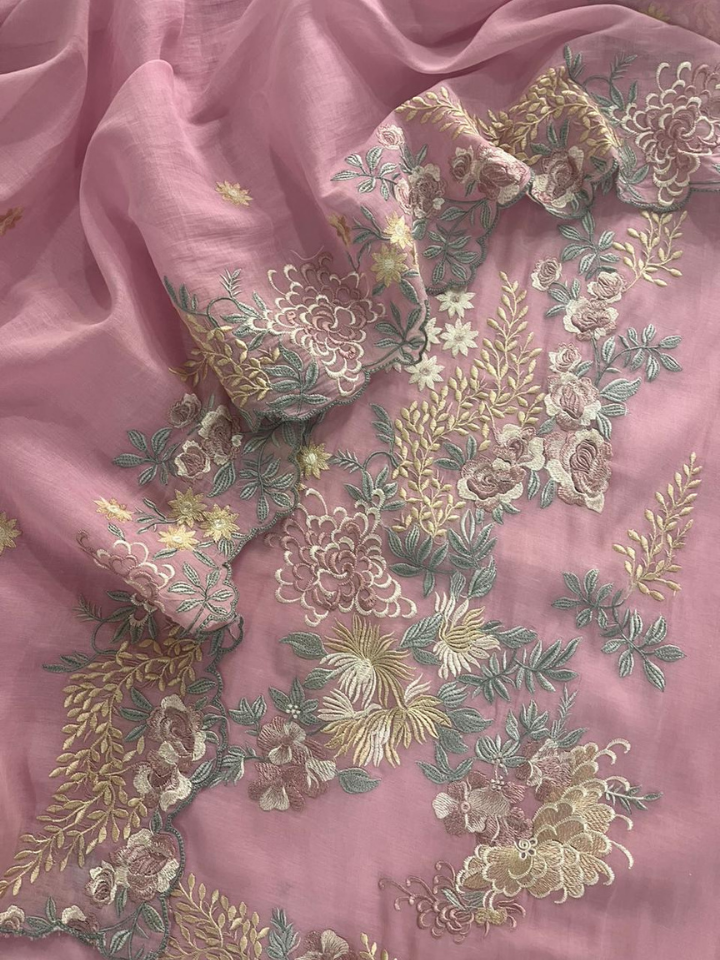 Floral Parsi Mulmul