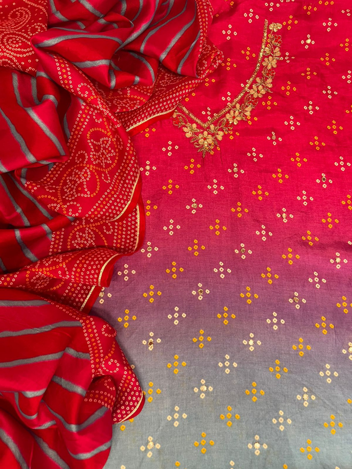 Bandhani - Gotta Patti Handwork