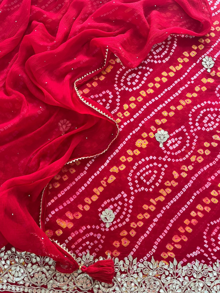 Bandhani - Gotta Patti Handwork 