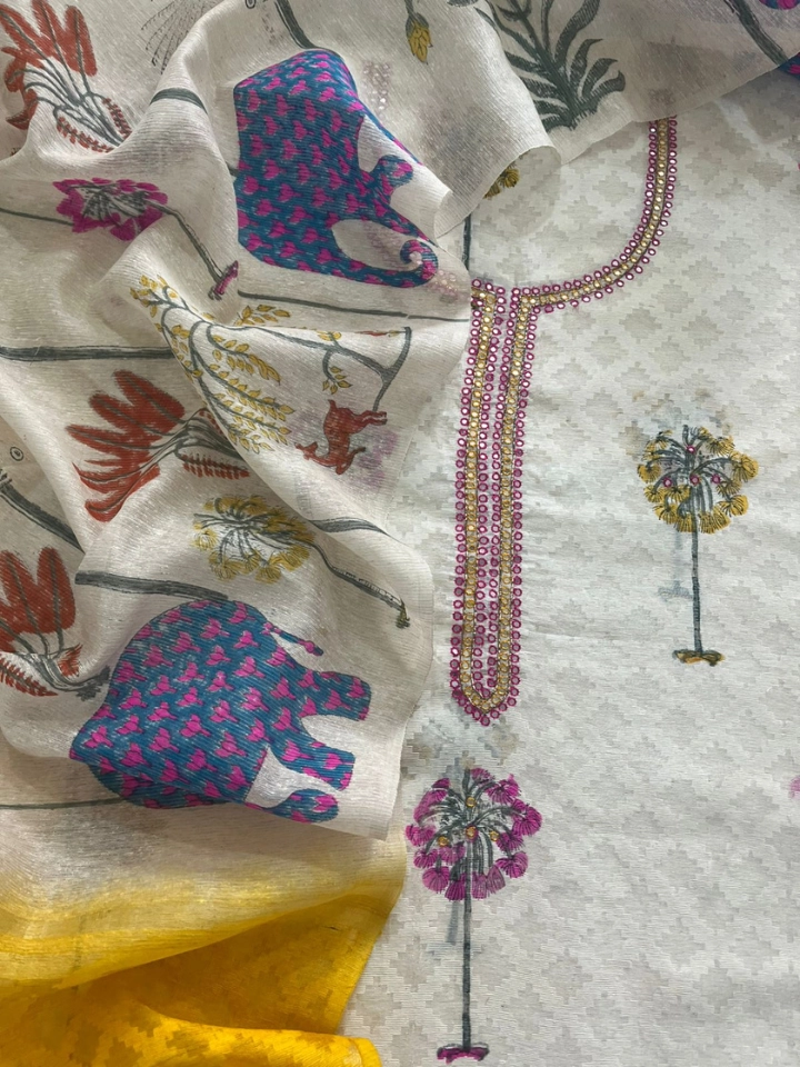 Steal Deal - Grab Pure Linen Silk Now 